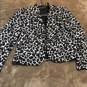 Liz Claiborne animal print blazer